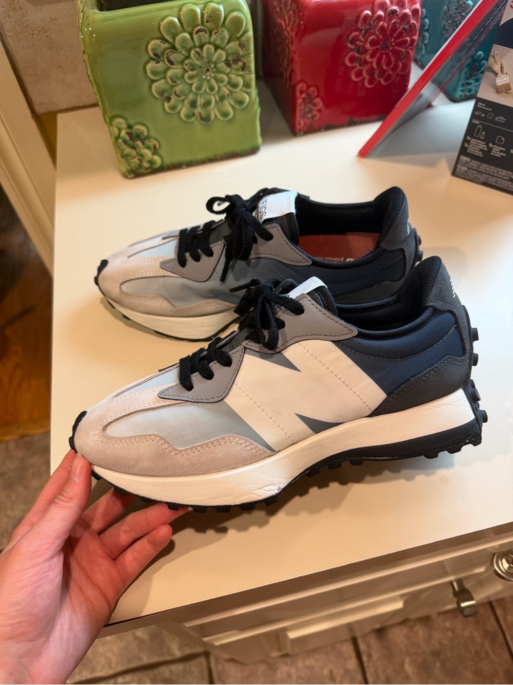 Figs Black and Gray Retro Runner Sneakers